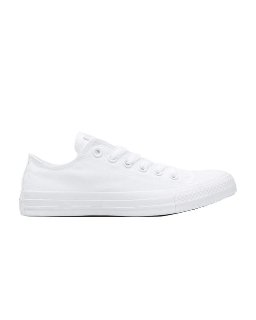 Converse Chuck Taylor All Star Low 'white Monochrome' for Men | Lyst