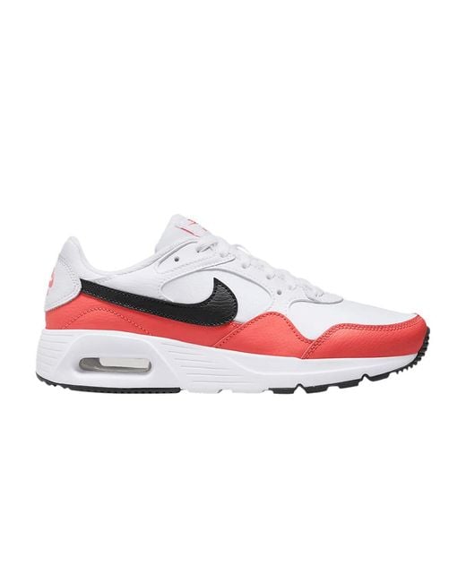 Contribuyente amenaza Norma Nike Air Max Sc 'white Magic Ember' in Red | Lyst