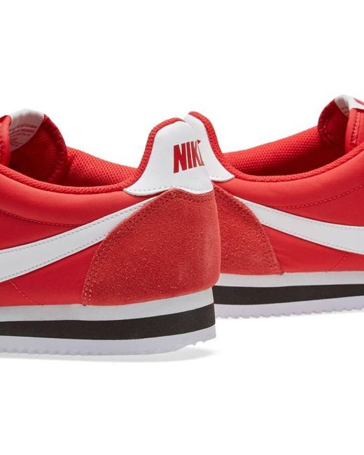 Nike Classic Cortez Nylon 'university Red' for Men | Lyst