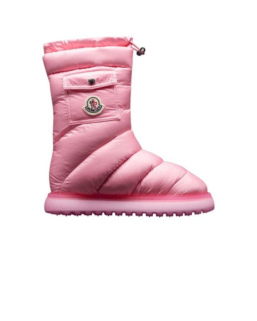 Moncler Gaia Pocket Mid Boot 'pink' | Lyst