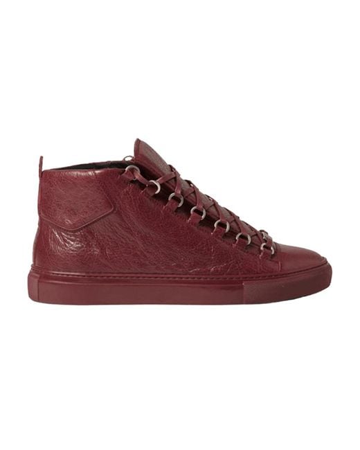 Balenciaga Arena High Top 'burgundy' in Red for Men | Lyst
