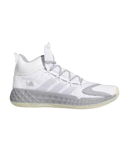 adidas Pro Boost Mid 'light Onix' in White for Men | Lyst
