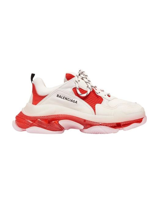 balenciaga red triple s