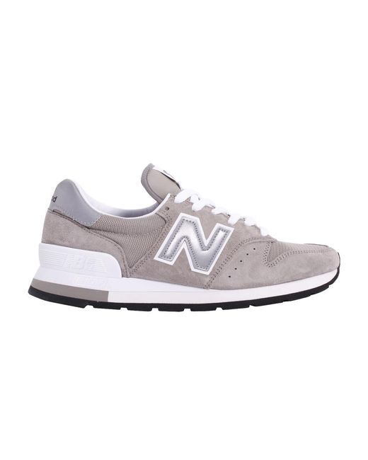 New Balance 995 Made In Usa 'grey Silver' in White for Men | Lyst