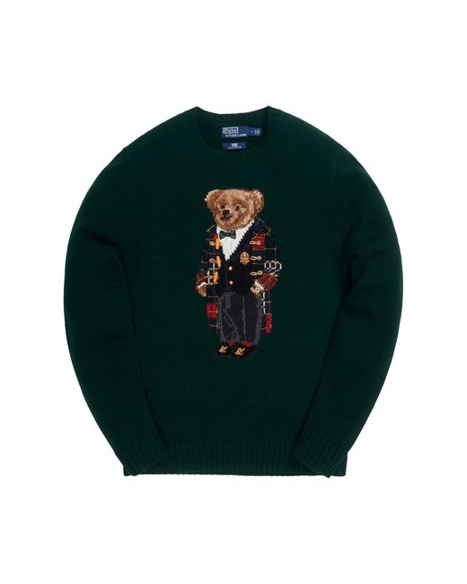Kith Ralph Lauren Holiday Toggle Coat Bear Crewneck for | Lyst