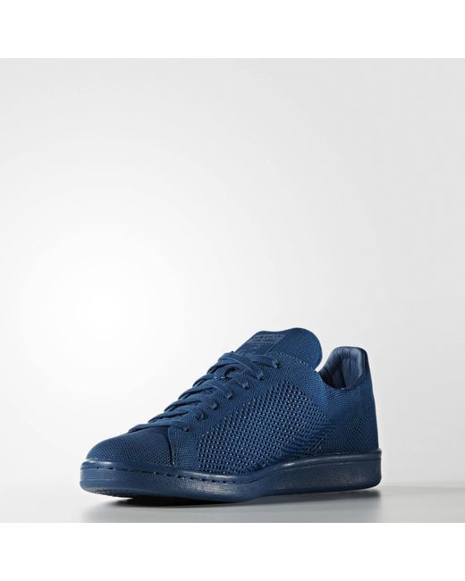 stan smith blue knit