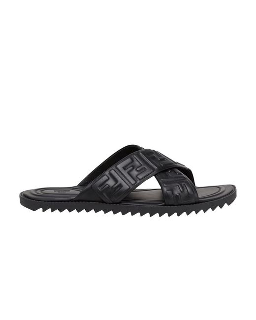 fenty black slides