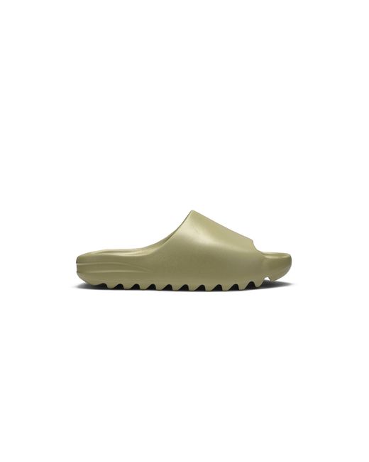 tan yeezy slides