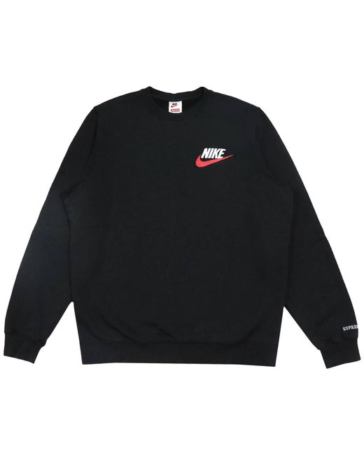 Supreme X Nike Crewneck 'black' for Men | Lyst