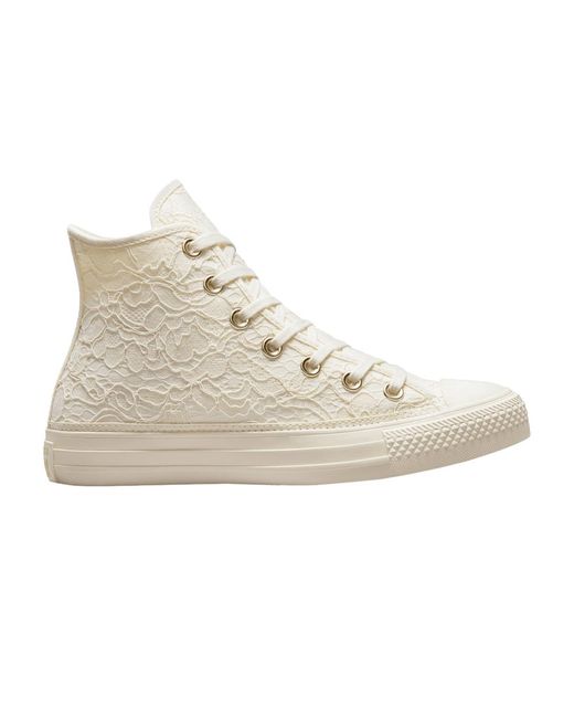 Converse Chuck Taylor All Star High 'lace - Farro' in Natural | Lyst