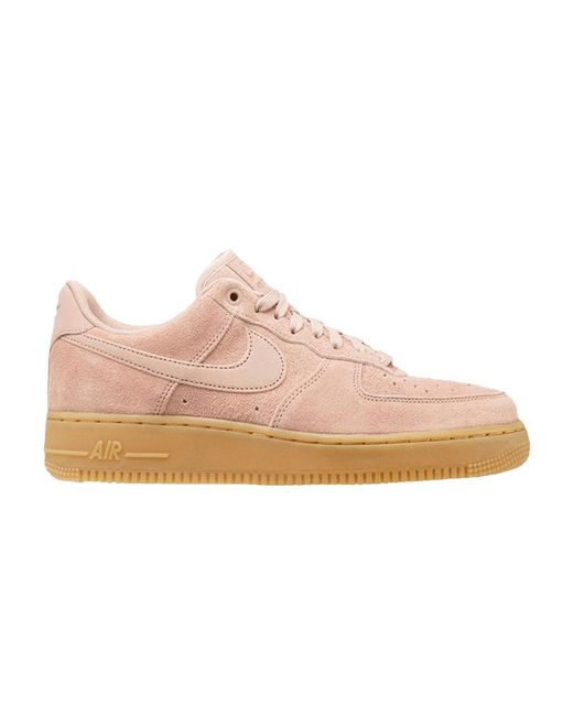 suede pink air force 1