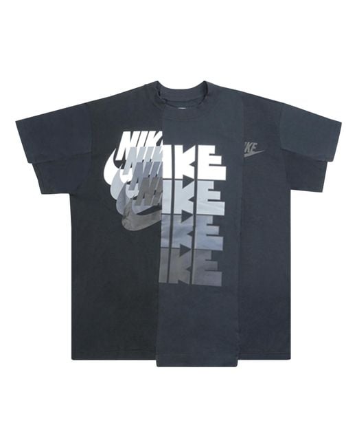 Nike X Sacai Hybrid T-shirt 'black' for Men | Lyst