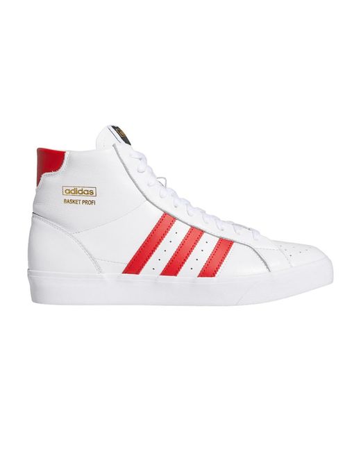 adidas Basket Profi 'white Scarlet' in Red for Men Lyst