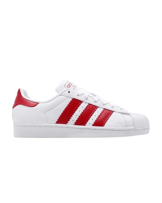 adidas superstar scarlet red