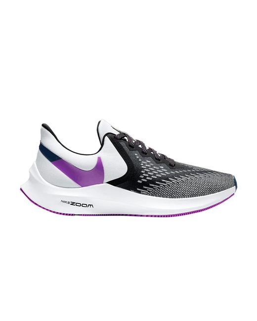 Nike Air Zoom Winflo 6 'black Vivid Purple' in Blue | Lyst