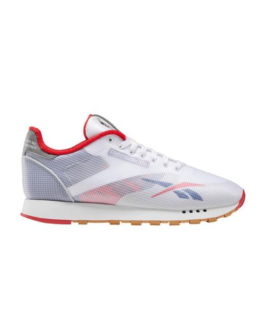 Reebok Classic Leather Ati 'washed Blue Red' in White for Men | Lyst