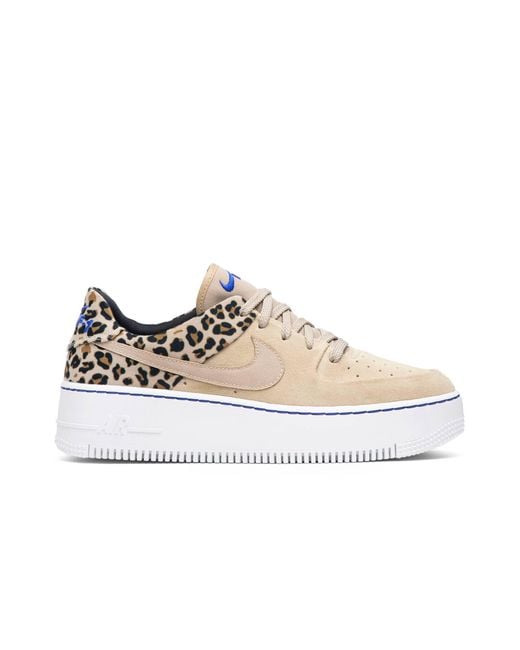 Nike Air Force 1 Sage Low Premium 'leopard' in Natural | Lyst
