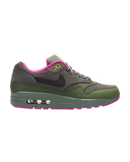 Nike Air Max 1 Leather 'pewter Carbon Green' for Lyst