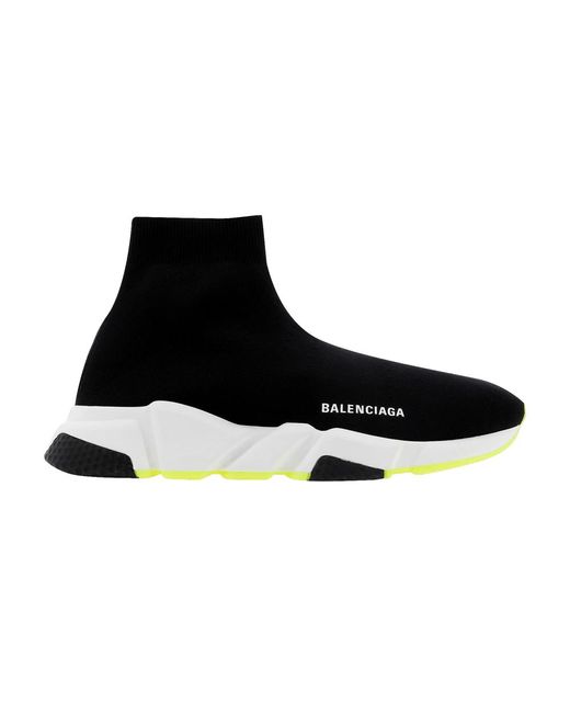 Balenciaga Speed Sneaker 'black Fluo Yellow' for Men | Lyst