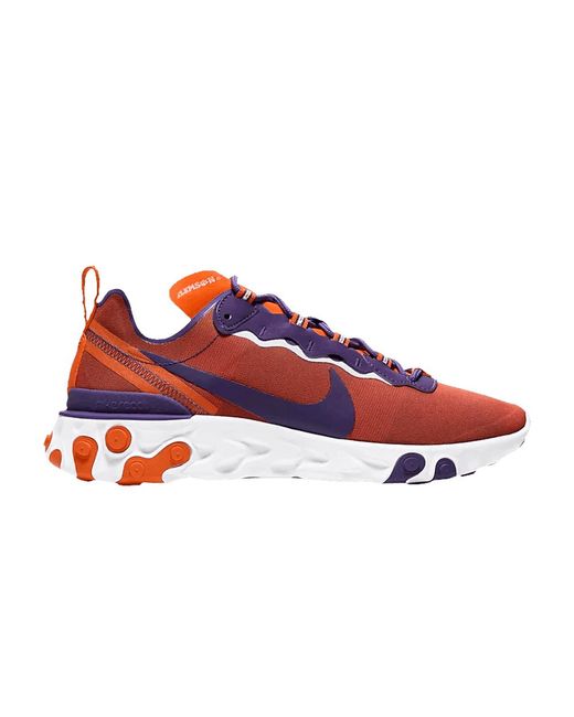 Nike React Element 55 'clemson Tigers' in Red for Men | Lyst