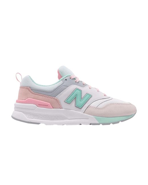 New Balance 997 'green Pink' in Blue | Lyst