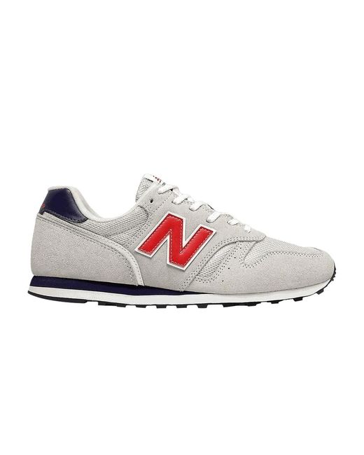 New Balance 373 'beige Navy Red' in Gray for Men | Lyst