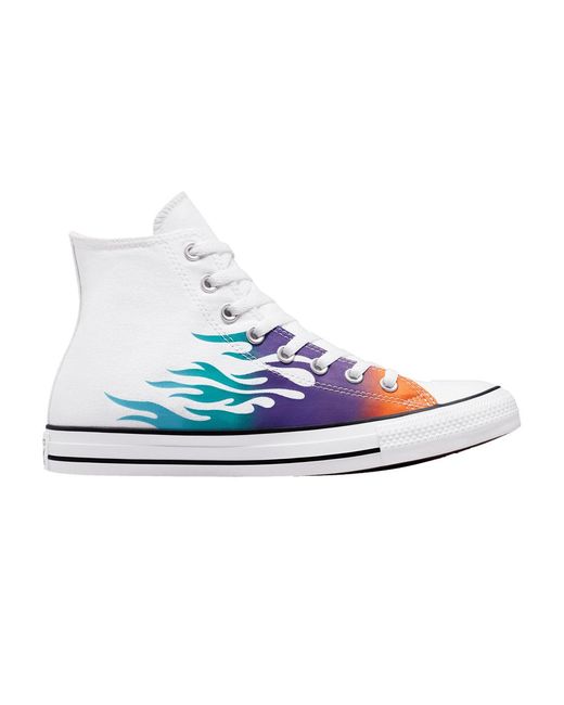 Converse Chuck Taylor All Star High 'archive Print - Gradient Flame' in  Blue for Men | Lyst