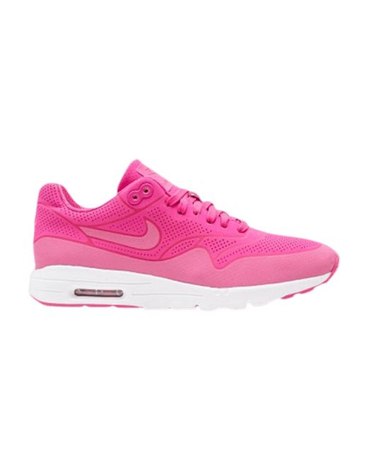 Per ongeluk overstroming Druif Nike Air Max 1 Ultra Moire 'fireberry' in Pink | Lyst