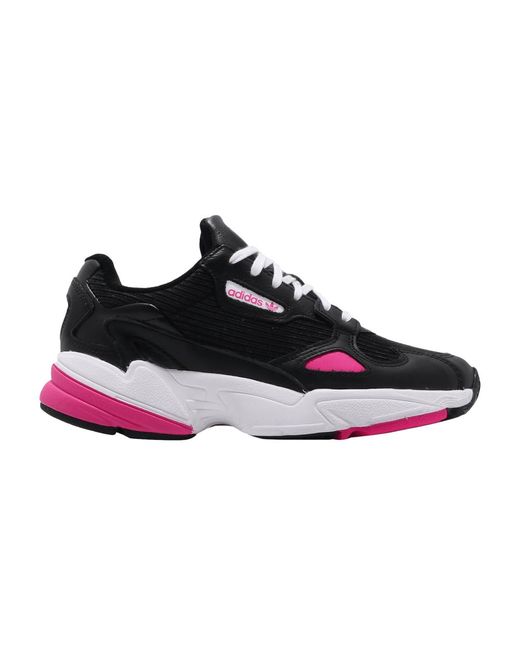 adidas falcon w black pink