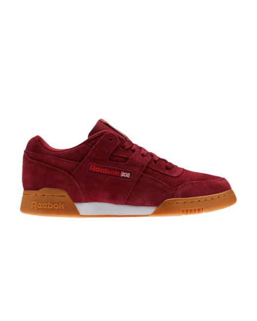 Reebok Workout Plus Mu 'collegiate Burgundy' in Red for Men | Lyst