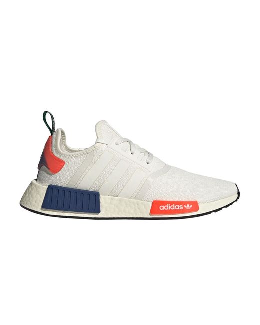 adidas Nmd_r1 'white Navy Solar Red' in Blue | Lyst