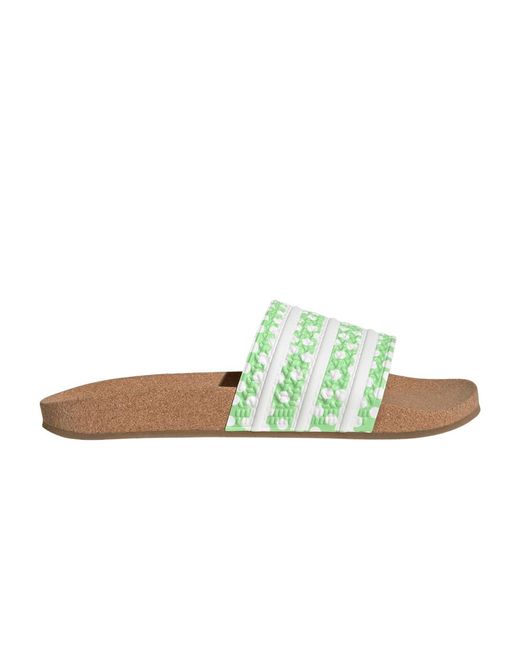 adidas Adilette Slide 'polka Dot - Glory Mint Gum' in Green | Lyst