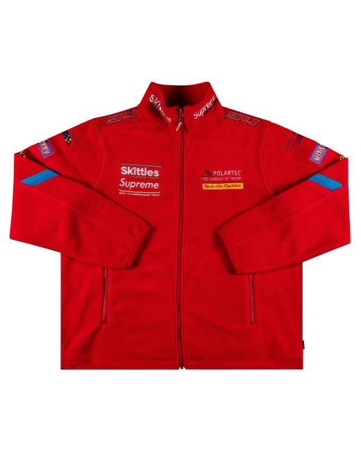 Supreme X Skittles X Polartec Jacket 'red' for Men | Lyst