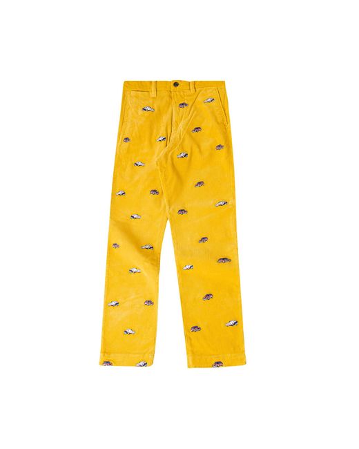 Palace X Ralph Lauren Embroidered Corduroy Gti Chino 'palazzo Yellow' for  Men | Lyst