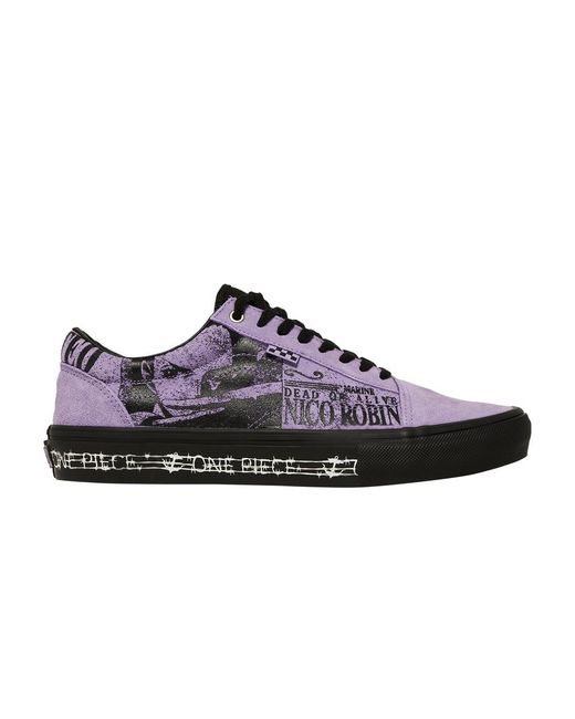 Vans One Piece X Skate Old Skool 'nico Robin' in Purple for Men Lyst