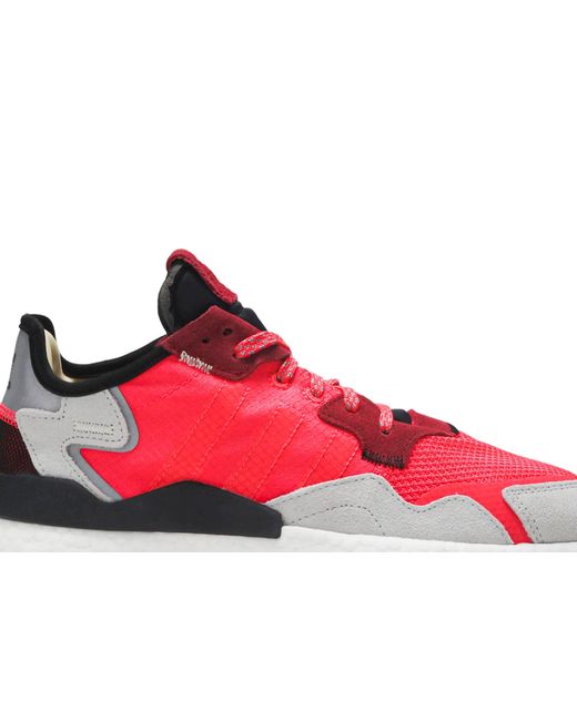 adidas Nite Jogger in Red for Men - Lyst