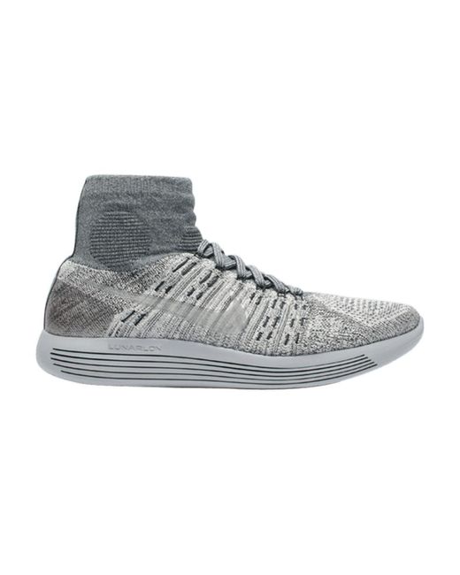 Nike Lunarepic Flyknit 'pale Grey' in Gray for Men | Lyst