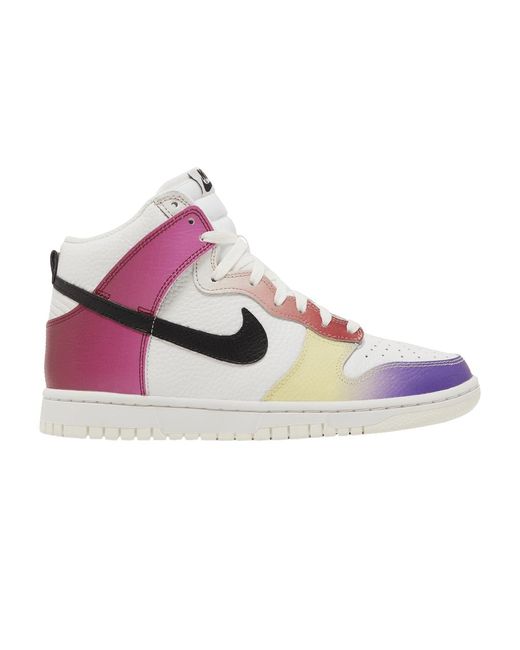 Nike Dunk High 'multi-color Gradient' in Pink | Lyst