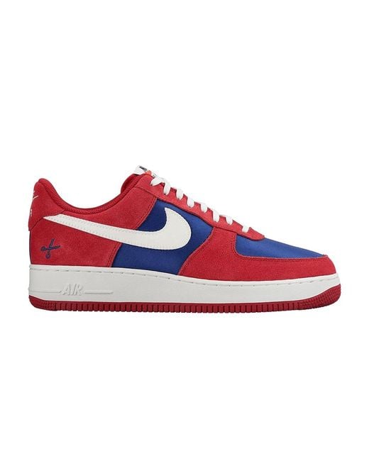 Nike Air Force 1 Low 'scissors' in Red for Men | Lyst