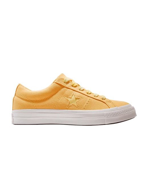 converse one star yellow