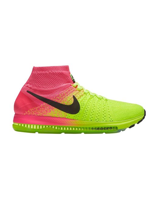 Nike Zoom All Out Flyknit Oc 'unlimited' in Green for Men | Lyst