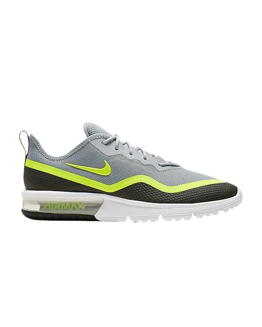 Nike Air Max Sequent 4.5 Se 'grey Volt' in Green for Men | Lyst