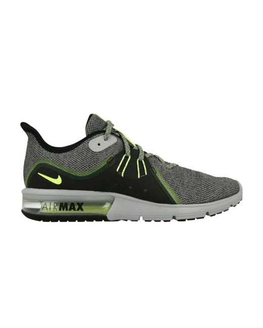 Nike Air Max Sequent 3 'cool Grey Volt' in Green for Men | Lyst