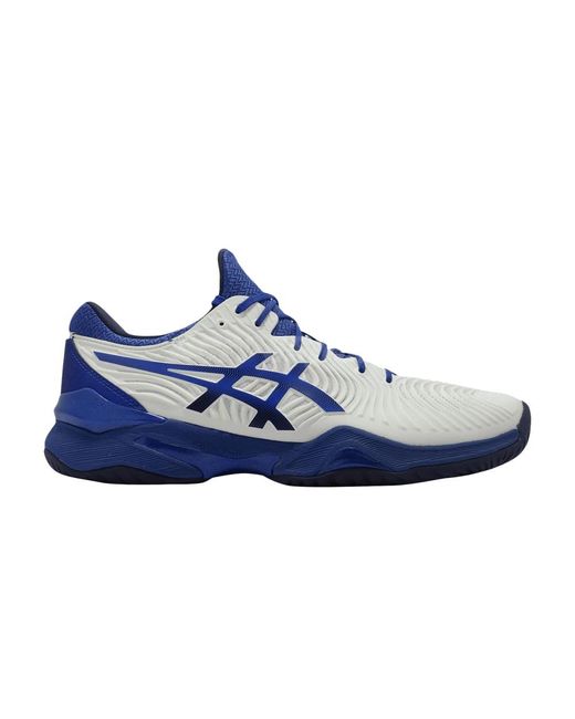 Asics Court Ff Novak white Blue for Men Lyst Asics Court Ff Novak white Blue for Men Lyst