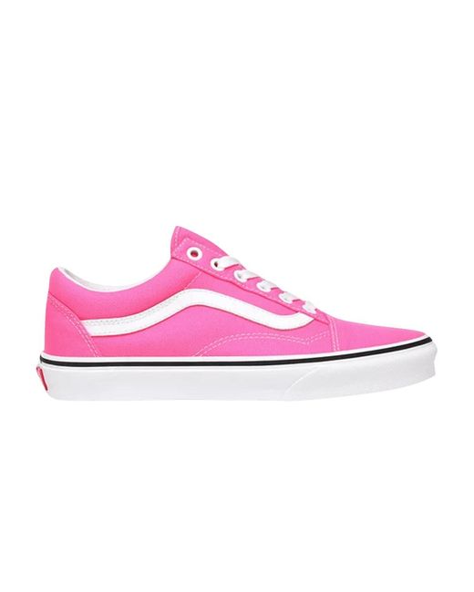 vans pink and red