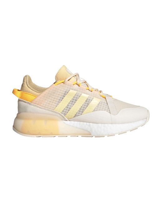 adidas Zx 2k Boost Pure 'wonder White Orange Tint' in Natural | Lyst