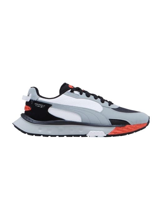 PUMA Wild Rider Franchise 'charcoal Red' in Blue for Men | Lyst