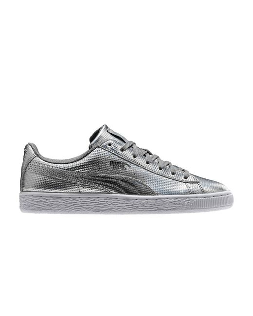 PUMA Basket Classic 'holographic Pack' in Gray for Men | Lyst