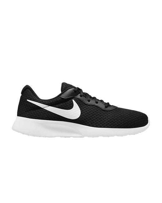 nike tanjun black white