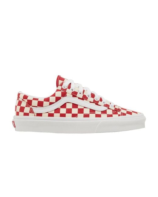 Vans Style 36 'checkerboard - Racing Red' for Men | Lyst